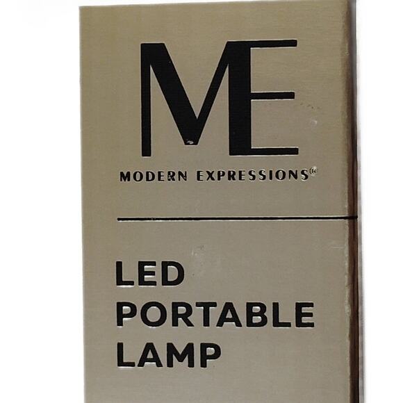Modern Expressions LED Portable Lamp, Warm Light, ABS Shell, Battery Operated - Picture 5 of 8